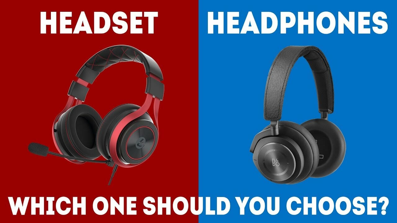 differences between headsets and headphones